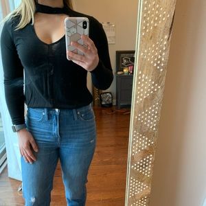 Express cut-out long sleeve T-shirt